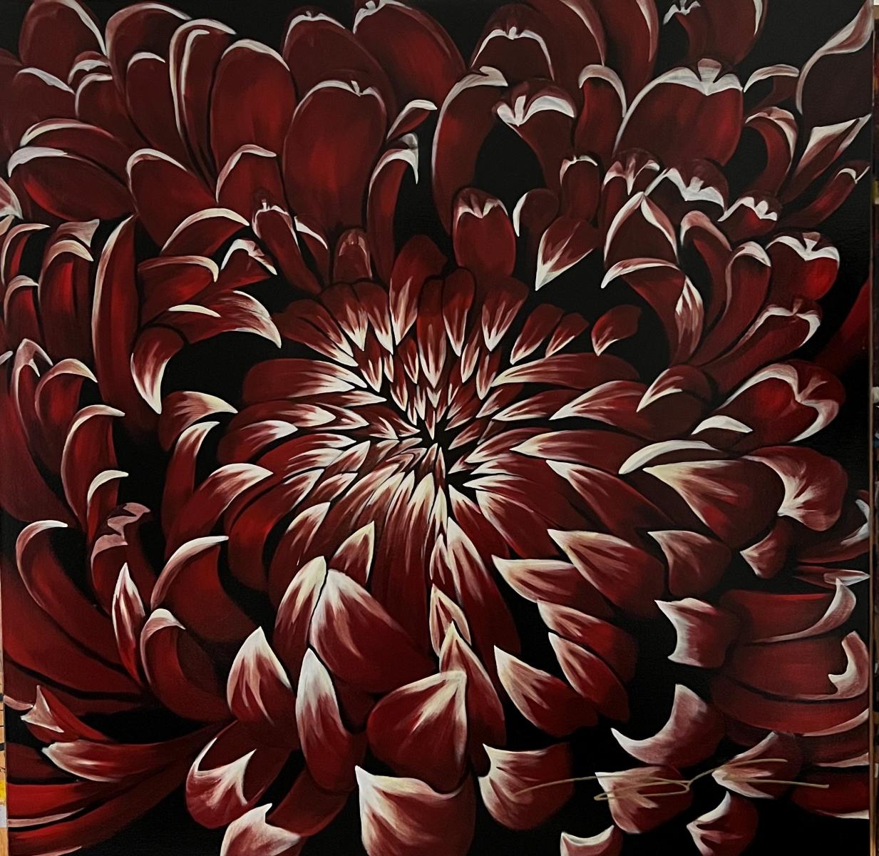 36 x 36 Chrysanthemum