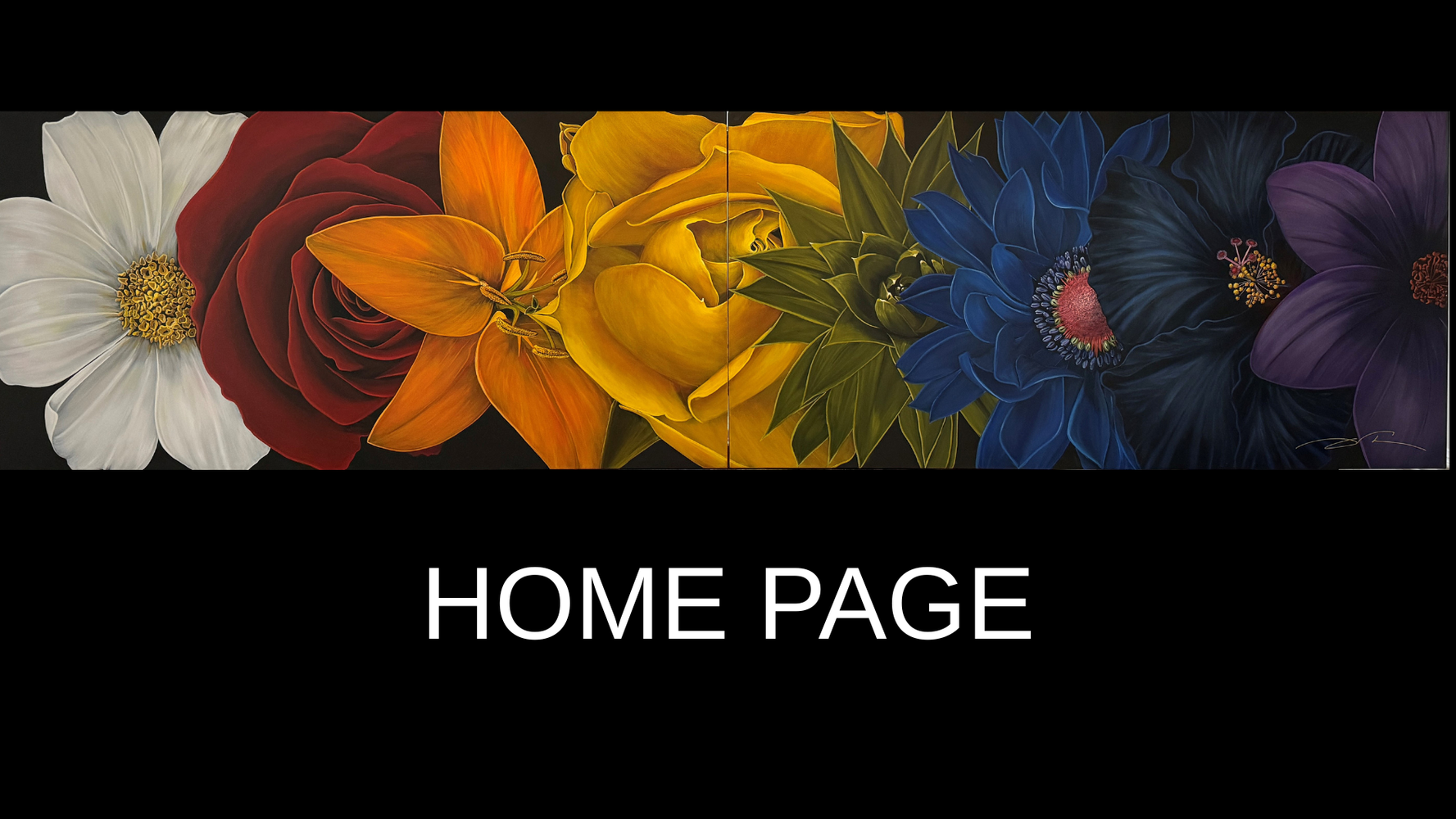 Botanical Art by American Artist Scott Carle | Large brilliant and dimensional flower paintings